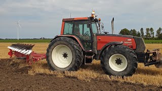 Valmet 8050 Open Pipe - Onland Ploughing - Ovlac 8 furrow ECO Plough - 6 Cylinder Pure Sound 😎