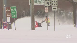 Much Of U.S. Slammed By Snow And Cold In Deadly Winter Storm | NBC Nightly News