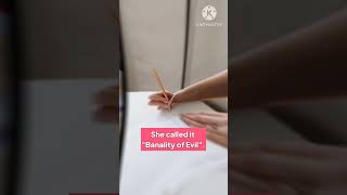 BANALITY OF EVIL #shorts #politicalscience #history #ugcnet