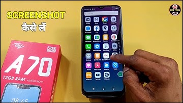 How To Take Screenshot in Itel A70 | Itel A70 में Long Screenshot Kaise Len