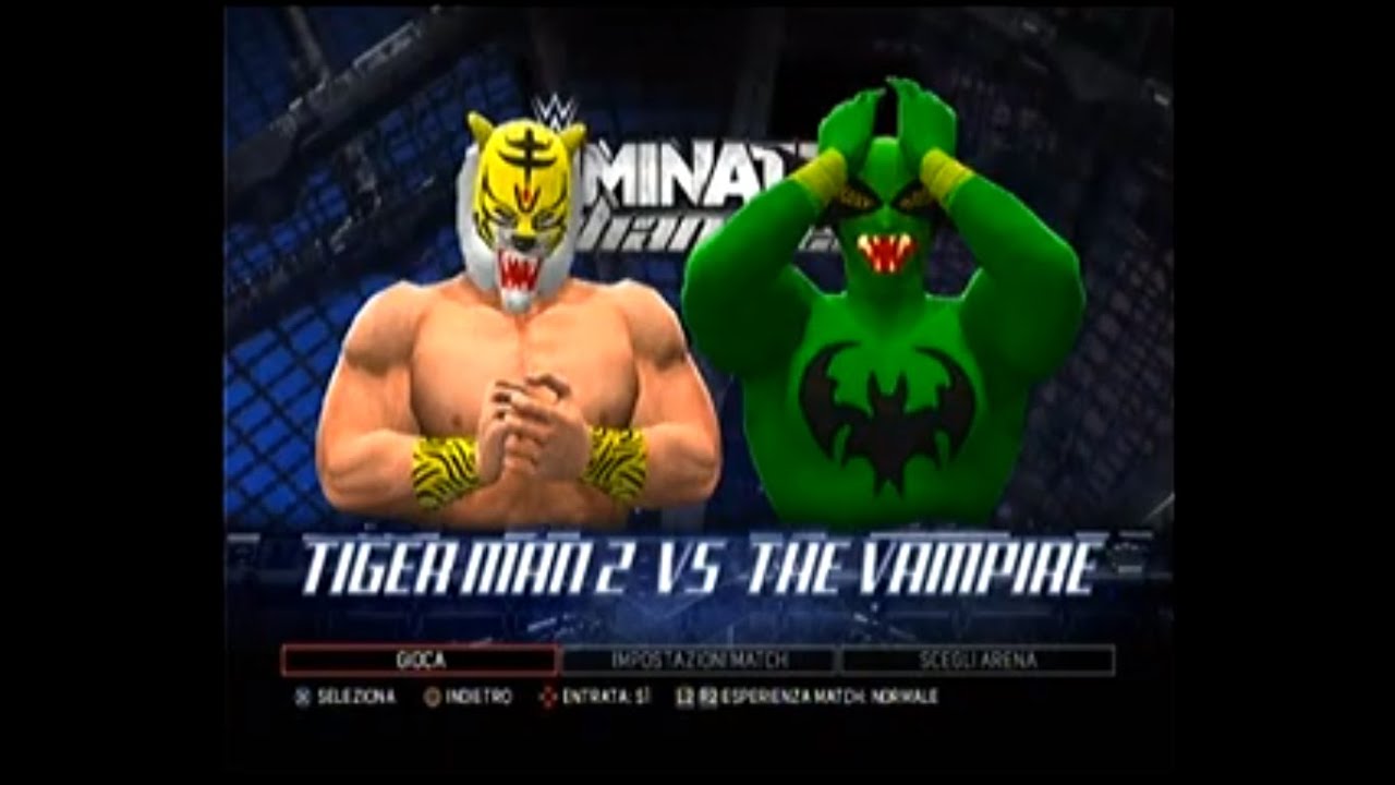 Uomo Tigre PS3 Uomo Tigre 2 VS Vampiro WWE W2K17 YouTube Uomo Tigre PS3 Uomo Tigre 2 VS Vampiro WWE W2K17 YouTube