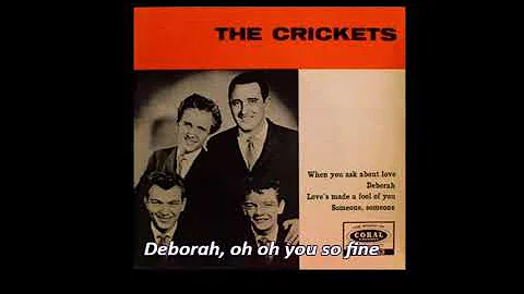 Deborah ( with lyrics ) - The Cricket