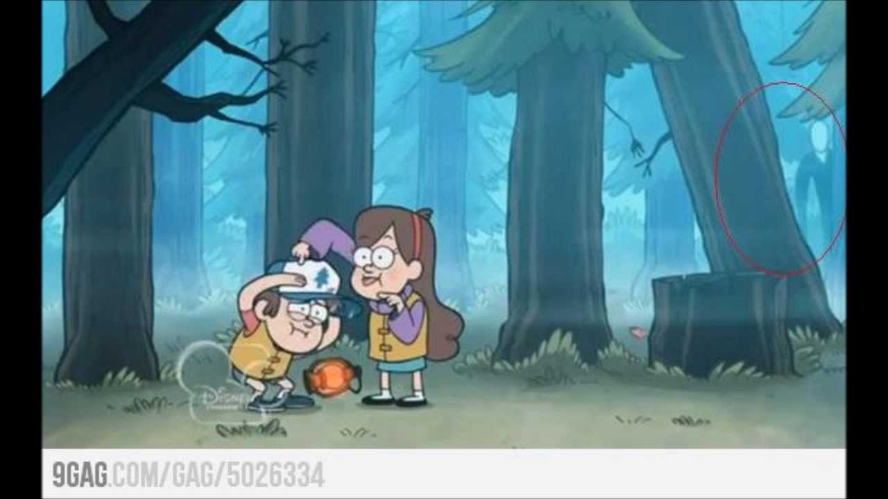 slender man disney gravity falls