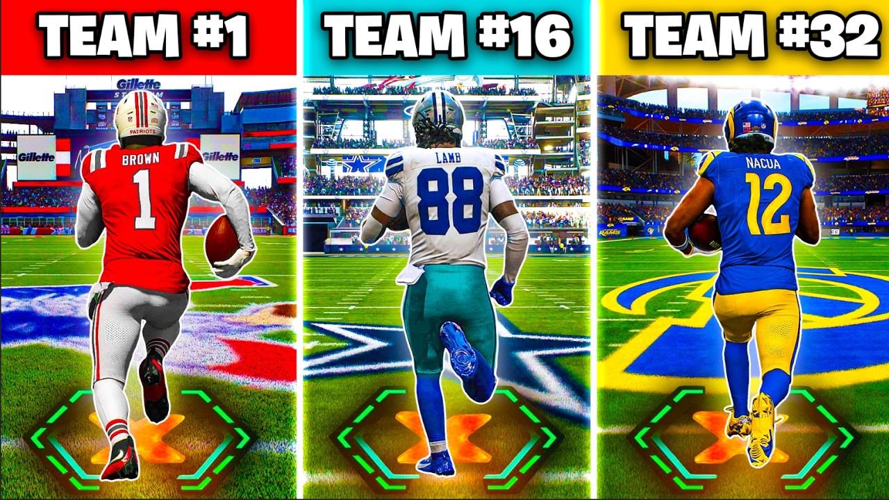 One Touchdown With EVERY Wide Receiver In Madden 27!