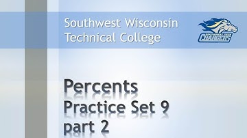 Math Review-Percents Chapter Practice Set 9, Pt 2 "Solving Problems Involving Markup".
