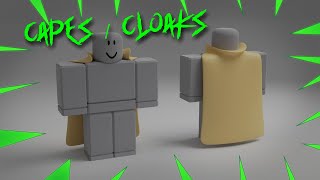 How To Make Capes Cloaks Roblox For Beginners Blender 2 9 Youtube - cloak template roblox