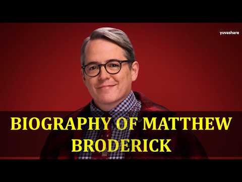 Video: Broderick Matthew: Biografie, Kariéra, Osobní život