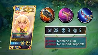 BEATRIX MACHINE GUN IS 100% BROKEN 28 KILLS ON RANK GAME