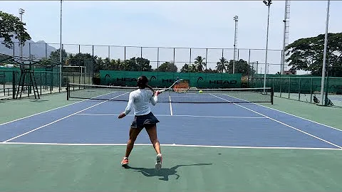 Tennis recruiting video for fall 2022. Catherine d...