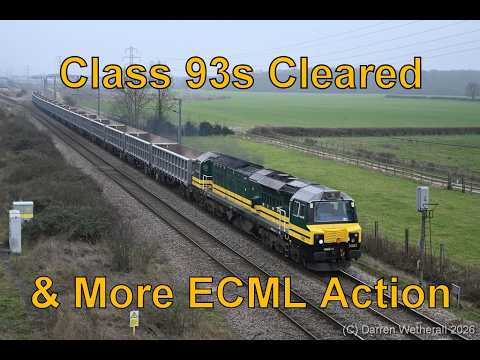 Class 93s Cleared & More ECML Loco Action : Marholm, 4th March 2026
