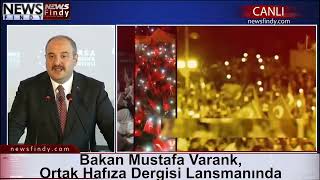 Bakan Mustafa Varank, Ortak Hafıza Dergisi Lansmanında