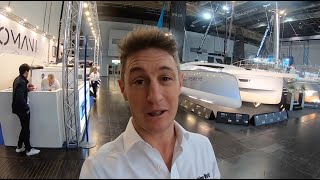 A 40ft cruising trimaran that can do 24 knots? This new Dragonfly 40 is a beast!