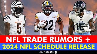 NFL Trade Rumors On Tee Higgins, Treylon Burks, Najee Harris + 2024 NFL Schedule Release | Q&A