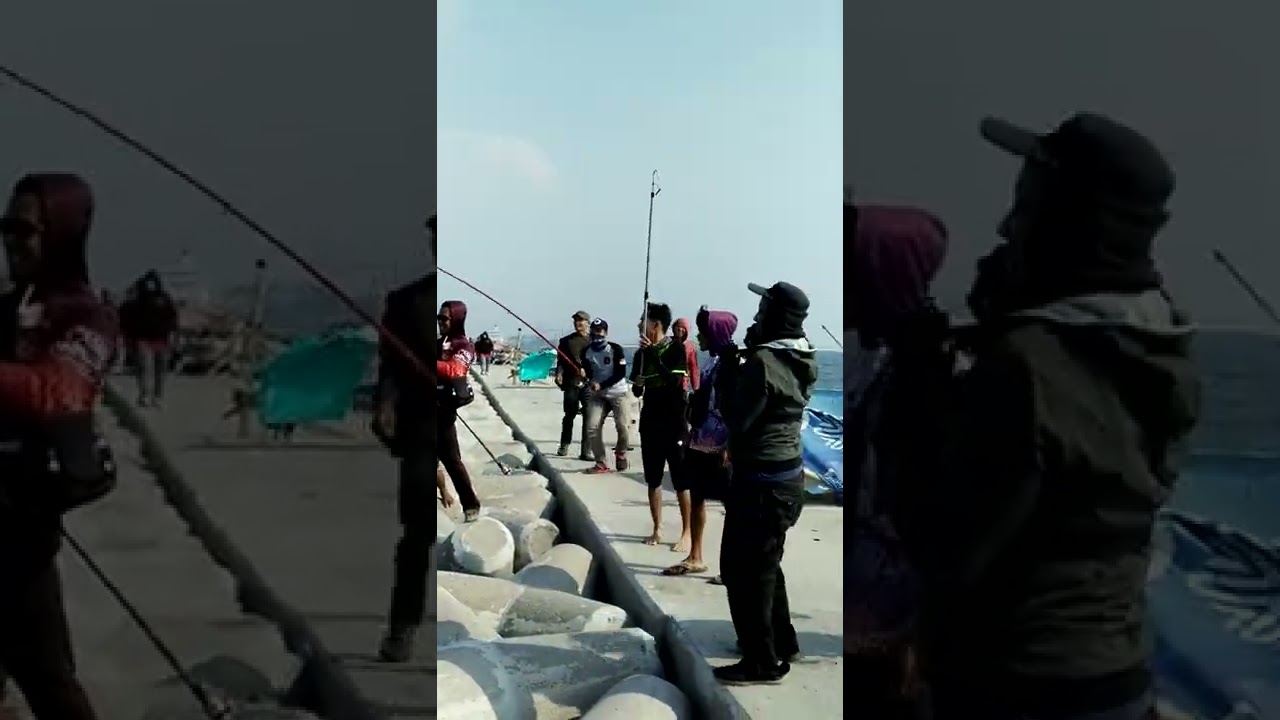 mancing!! di dam ijo joran hampir patah di tarik penghuni dam ijo tg priok terbaru 