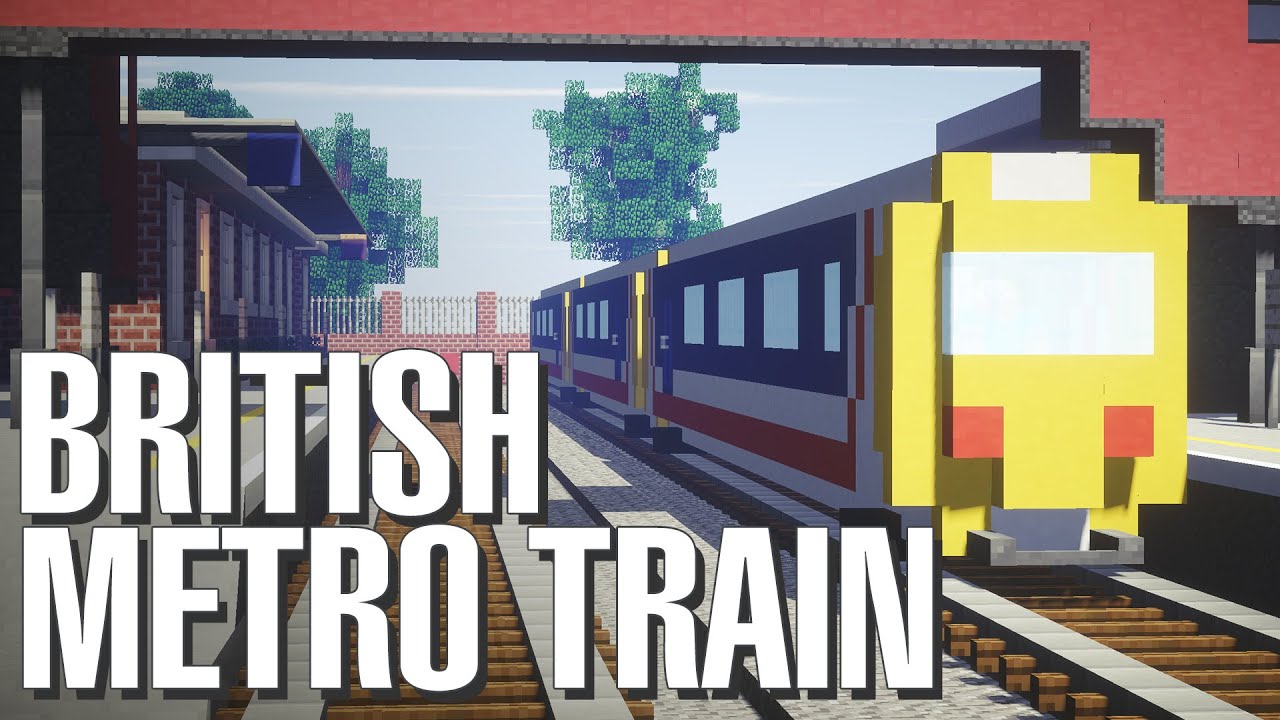 Minecraft Build - British Metro Train - YouTube