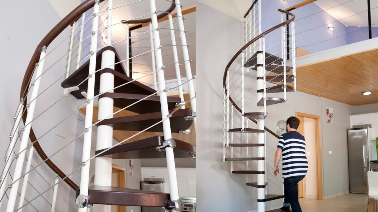 Pasamanos de escalera para interiores, eje de balaustres de madera, columna  de poste de balaustre para el hogar, villa de ático, decoración de