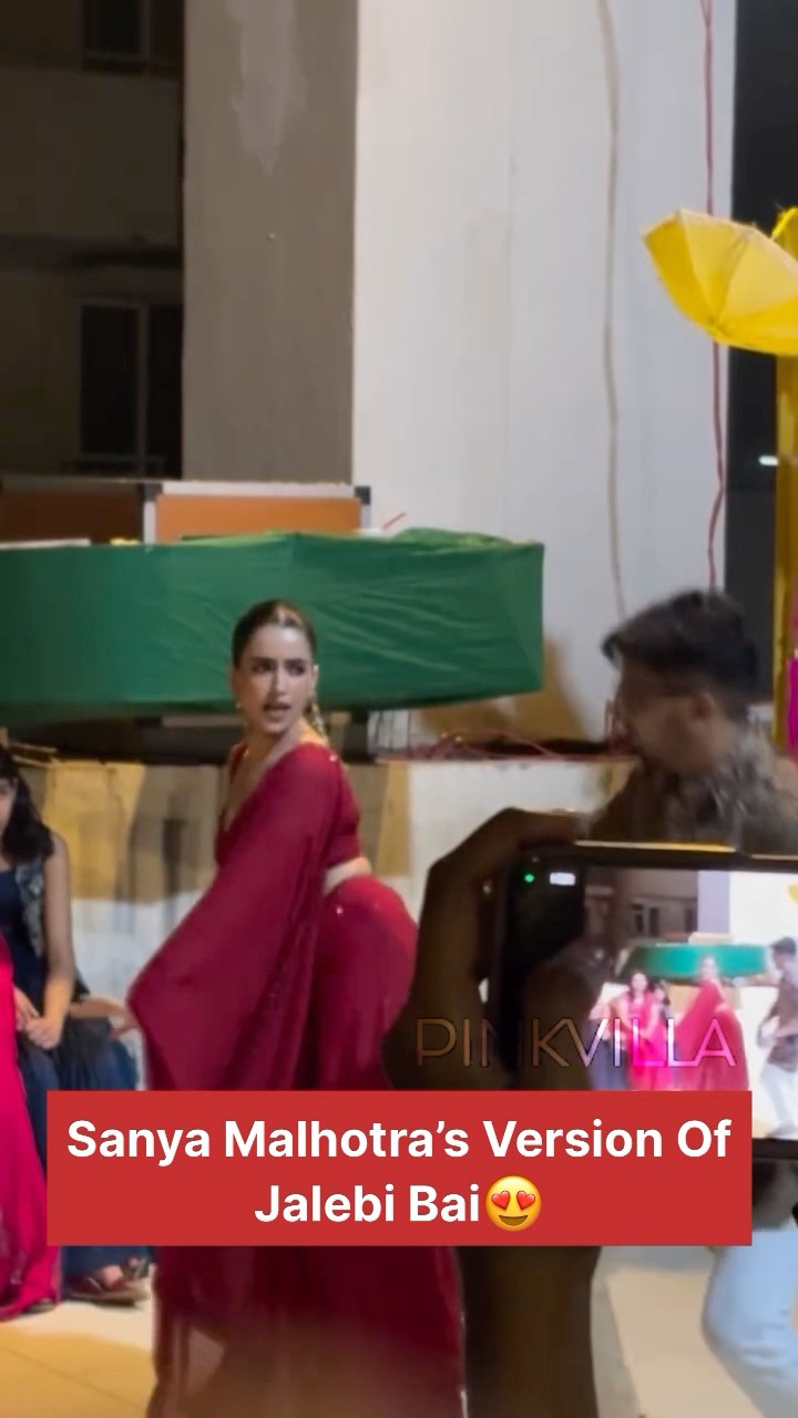 Sanya Malhotra \u0026 Her Moves On The Beats Of Jalebi Bai? #short #bollywood #dance