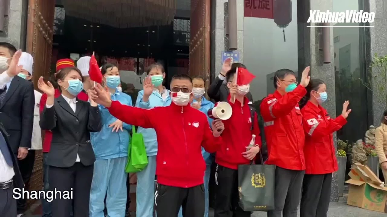 Chinese medical workers greeted with hero's welcome back home
