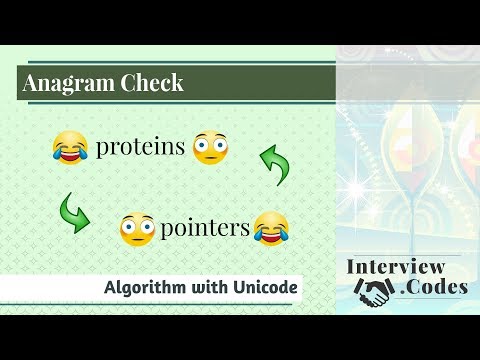 Anagram Check -