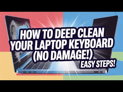 How to Deep Clean Your Laptop Keyboard No Damage by How to Clean Guide