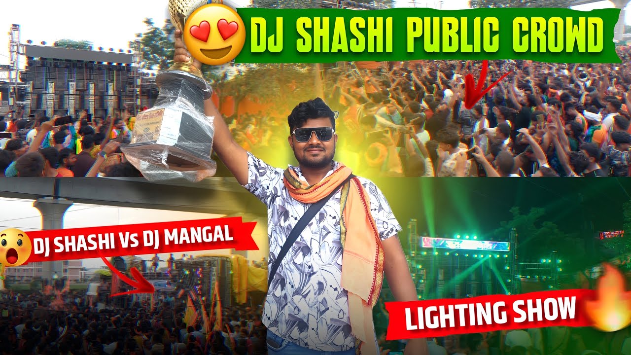 Dj Shashi Public Crowd | Light Show | Dj Shashi Vs Dj Mangal | Kawad Yatra 2025