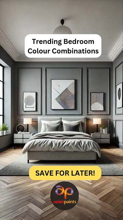 Trending Bedroom Color Combinations | Asian paints colour codes    #asianpaints #bedroomdesigns