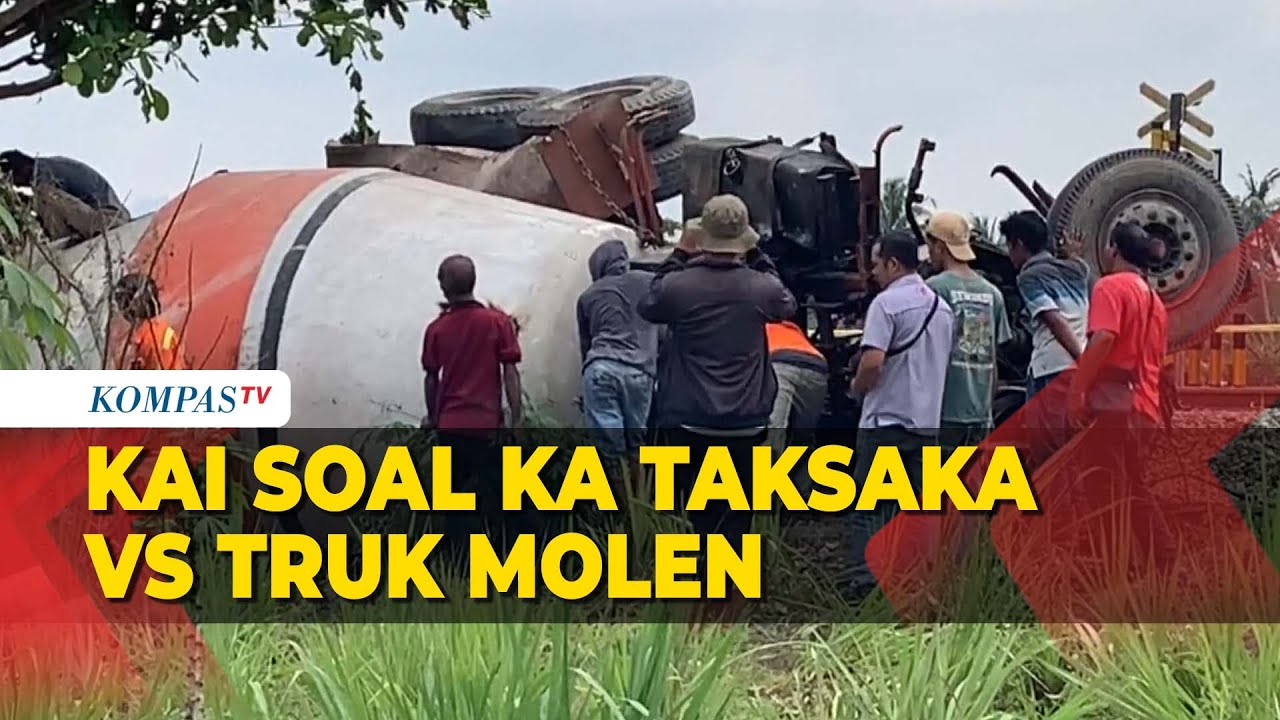 PT KAI Beri Penjelasan soal Truk Molen Menemper KA Taksaka di Bantul