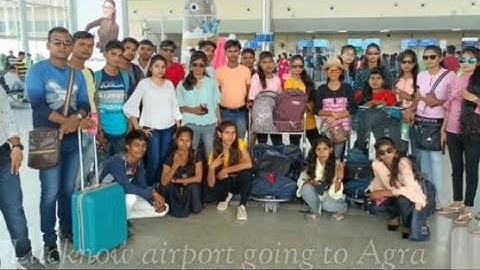 Lucknow to Agra TAJMAHAL by flight ✈️ journy thanks smart value and upline