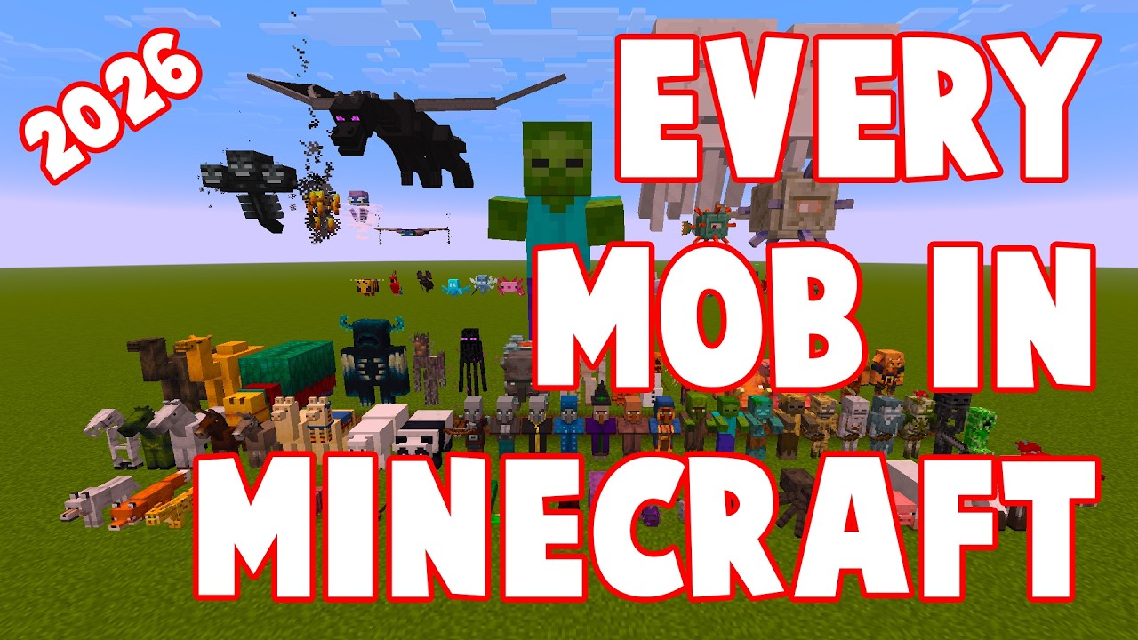 Every Single Mob in Vanilla Minecraft 2026