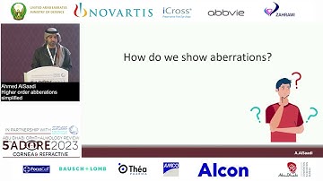 Higher order aberrations simplified - Ahmed AlSaadi