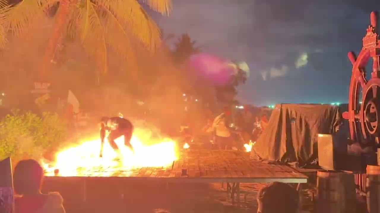 Sunset Beach Resort & Spa Fire Show