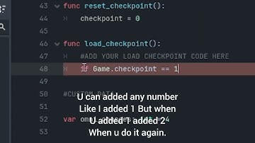 Checkpoint tutorial .. !