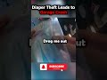 Diaper Theft Ends in Garage Crash