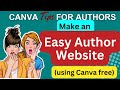 Make an easy website using Canva (2025 edition)