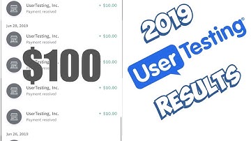 How much money did I make on UserTesting.com in 2019 | PayPal Money Results Real