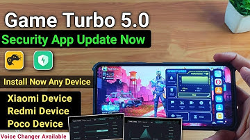 Enable Game Turbo In Redmi 9/9A/10/12c & Poco C3  Voice Changer | Install Now
