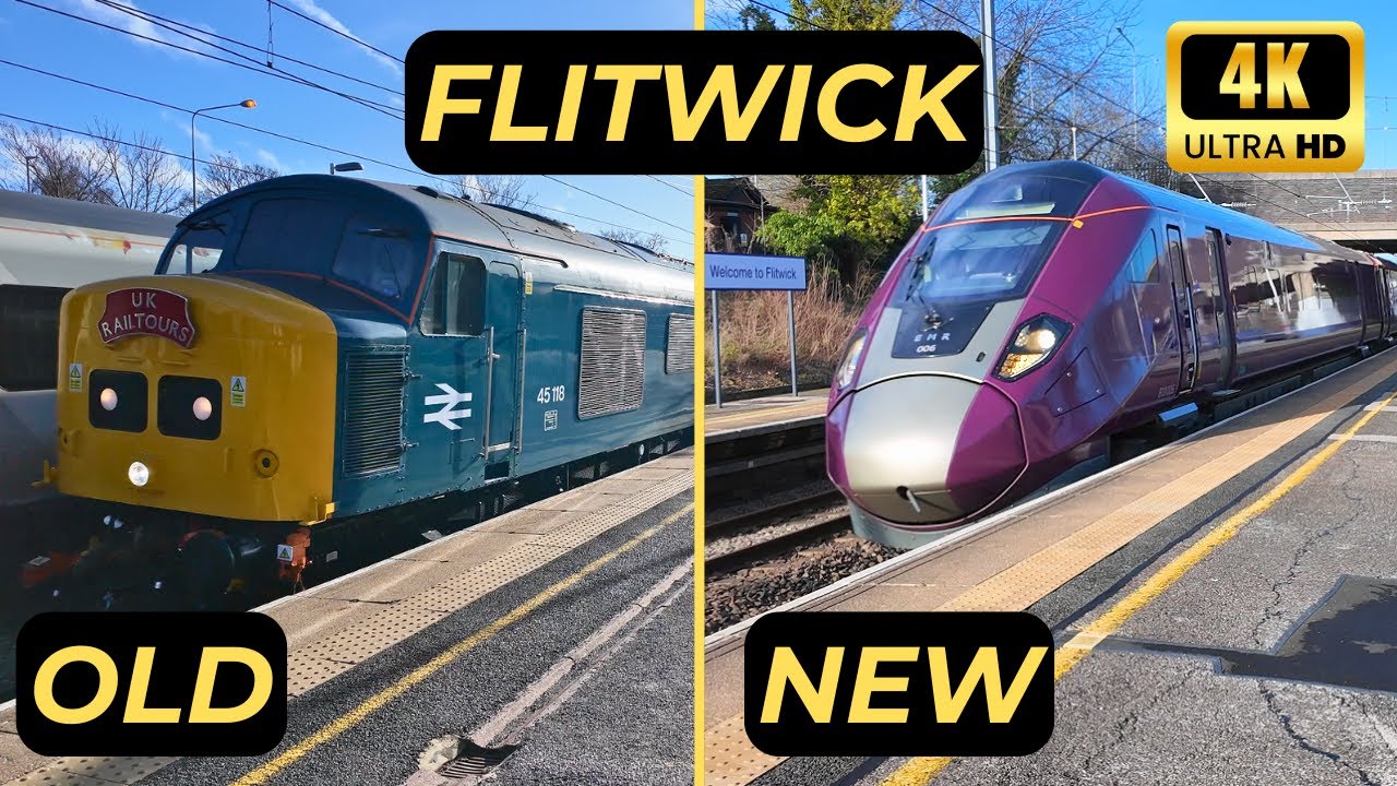 Trains At Flitwick 24/01/26 - The Peak Blinder (Railtour) & Aurora (EMR)