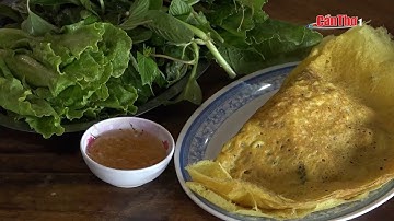 Bánh xèo củ hủ dừa – Nét ẩm thực riêng có của xứ Tây Đô | Cần Thơ TV