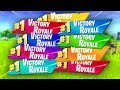 Winning 11 GAMES of FORTNITE IN A ROW!
