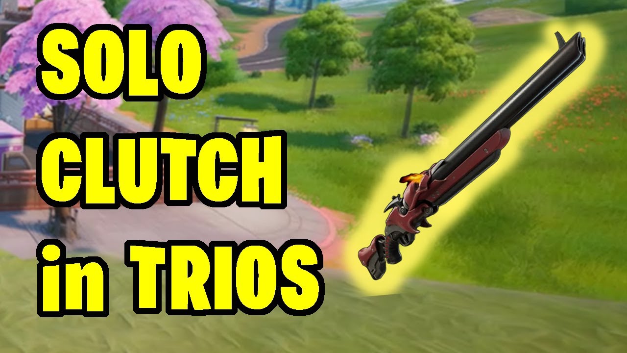 2% Health Fortnite Clutch in Trios: 1v3 Comeback - YouTube