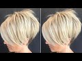 Perfect Short Layered haircut for women - How to cut a Textured short haircut