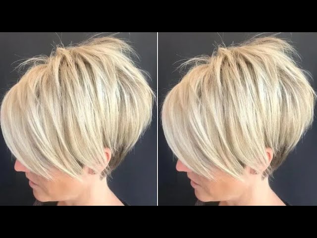 Perfect Short Layered haircut for women - How to cut a Textured short hair  - YouTube
