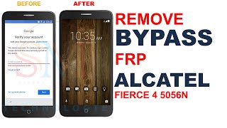 FRP BYPASS ALCATEL FIERCE 4 5056W ANDROID 6.0