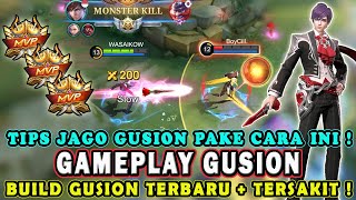 CARA MAIN GUSION TERBARU❗BUILD EMBLEM & ITEM GUSION TERSAKIT❗TUTORIAL GAMEPLAY GUSION-MOBILE LEGENDS