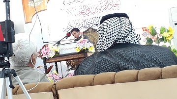 مشاركة /القارئ حسن عباس / في المسابقة للسنة الثالثة لإتحاد القرآنيين في النجف الأشرف