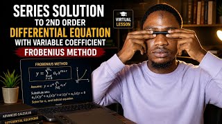 SERIES SOLUTION TO 2ND ORDER D.E WITH VARIABLE COEFFICIENT - FROBENIUS METHOD