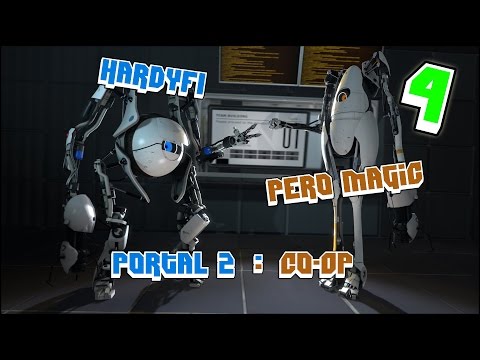Portal 2 Co-Op Campaign - HardyF1 & Pero Magic EP.4