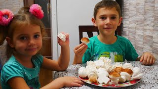 видео: Зефирные грибочки ШАМПИНЬОНЫ. Зефир в домашних условиях картинка: Зефирные грибочки ШАМПИНЬОНЫ. Зефир в домашних условиях