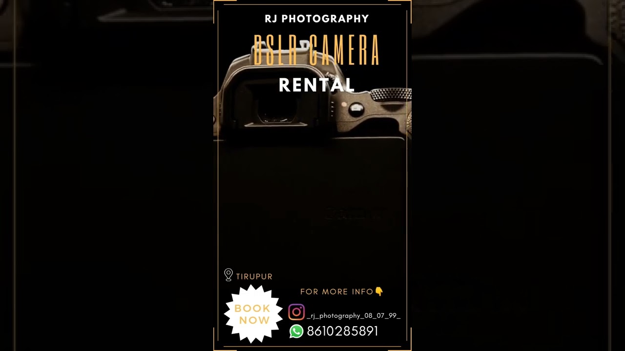 DSLR CAMERA RENTAL