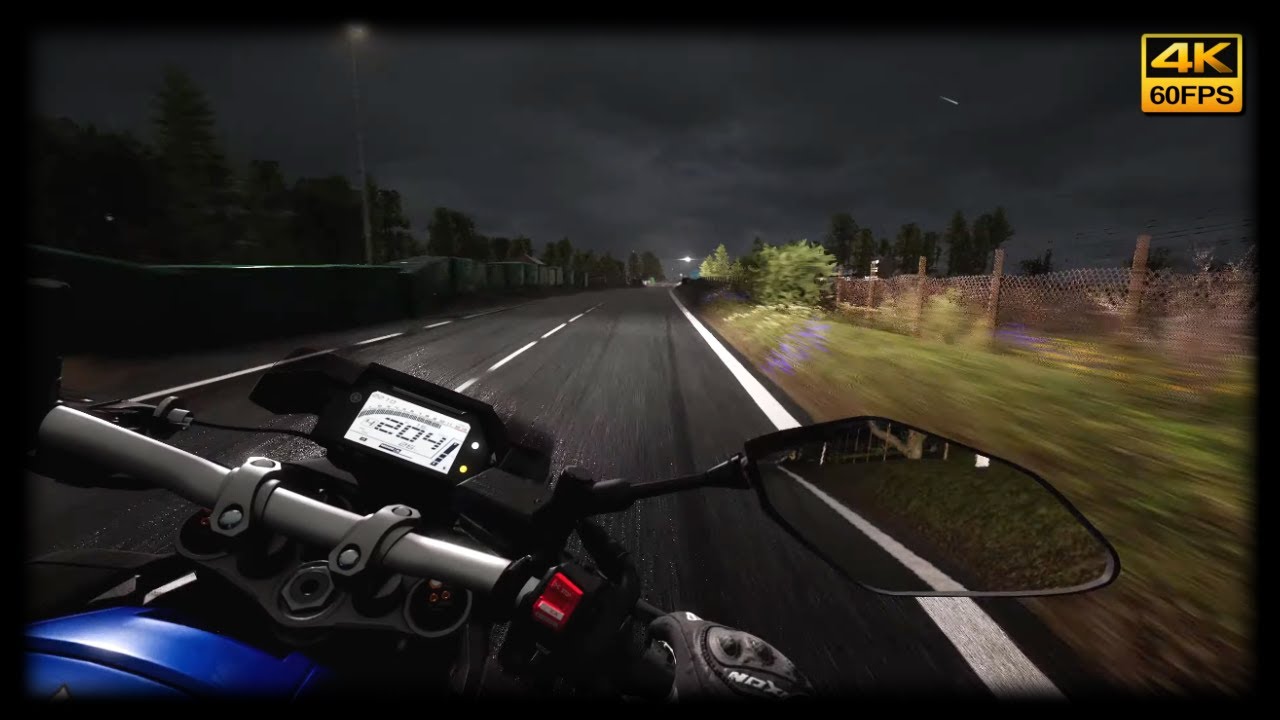 Jogo do Moto realista Corrida na Chuva Forte (PS5) Ride 4 Gameplay 4k HDR 60FPS Circuito Daytona USA